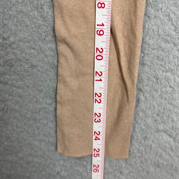 Frank & Eileen Asymmetrical Tunic Tee Long Sleeve Lagenlook Cappuccino SZ M FLAW - Picture 5 of 9